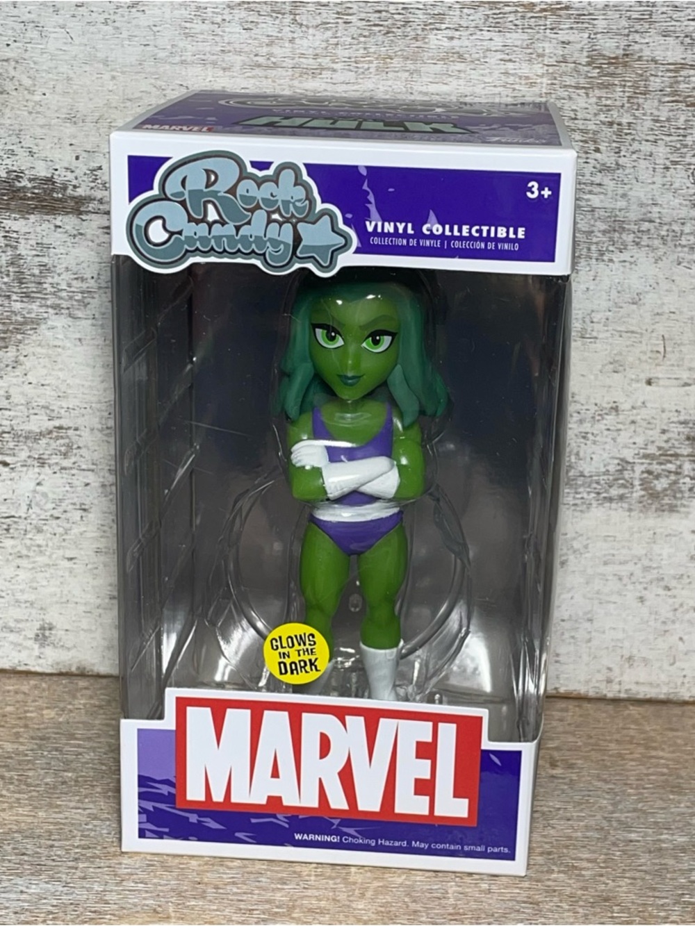 Funko Rock Candy She Hulk Walmart Exclusive Glow In The Dark Brand New